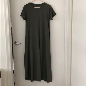 Uniqlo Green Cotton Maxi - Size M
